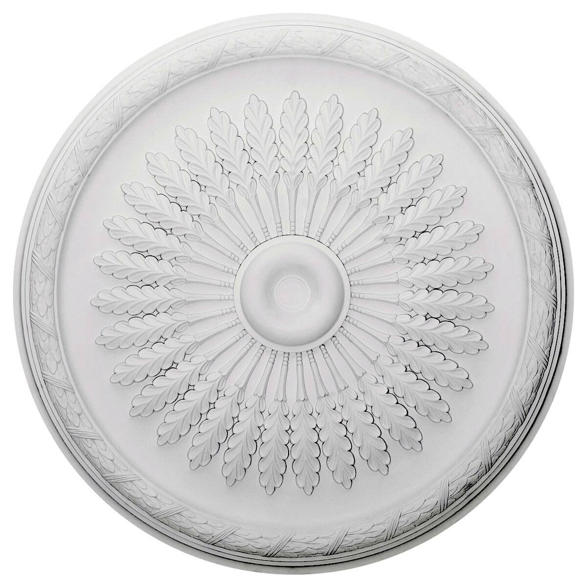 36x22OD x 1 1/2x22P Ceiling Medallion, Hand-Painted Pale Gold A953542