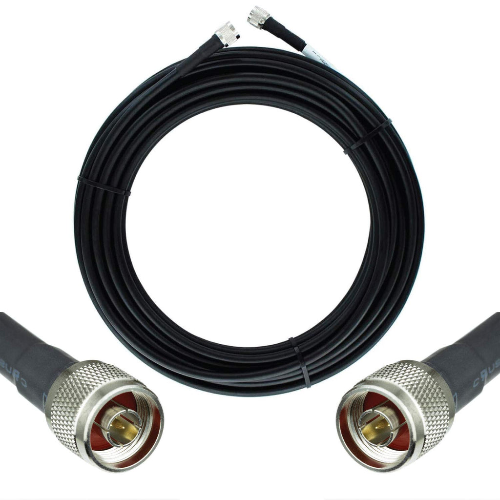 75ft N Male to N Male Ultra Low Loss Coaxial Cable 50ohm R51010