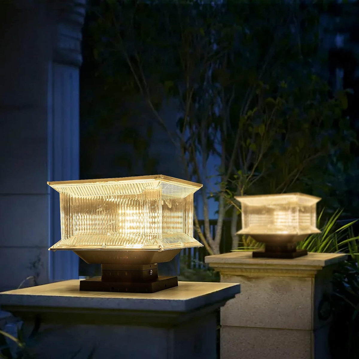 Solar Post Cap Lights 2 Pack N5598