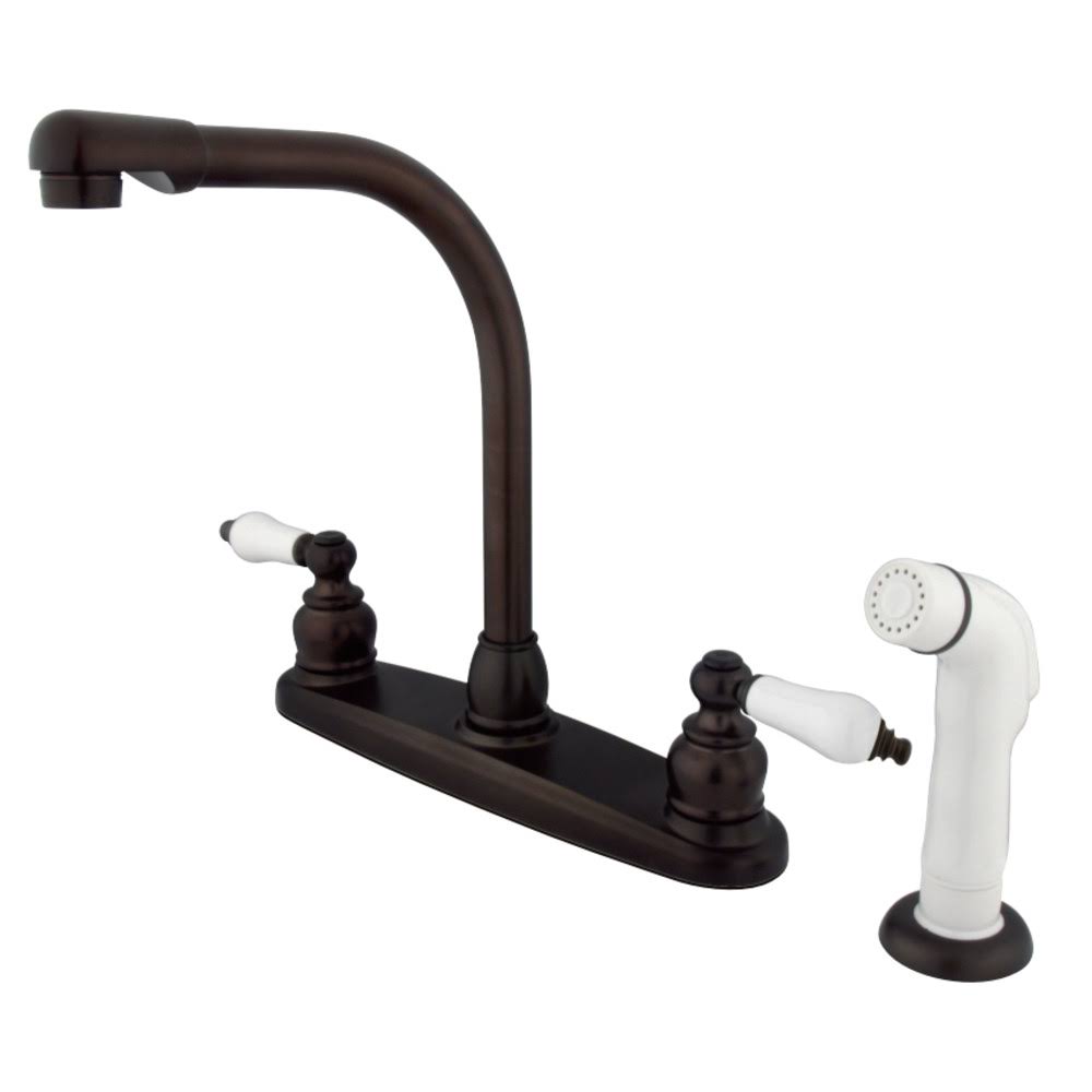Oil Rubbed Bronze Centerset Kitchen Faucet P647