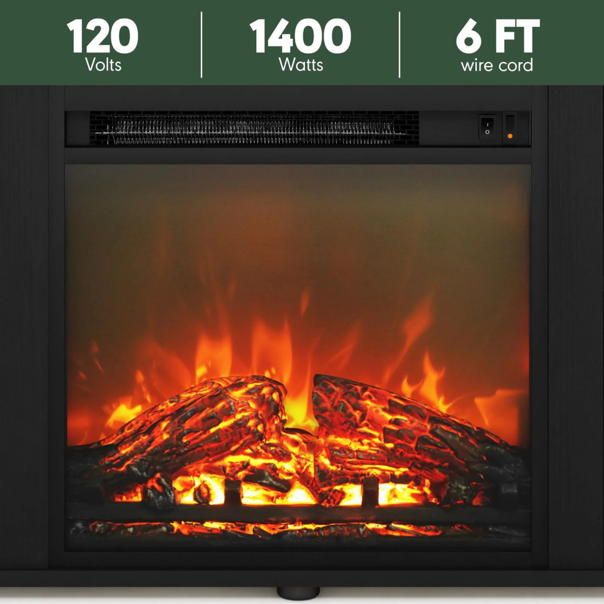 Corner TV Stand with Fireplace K818195