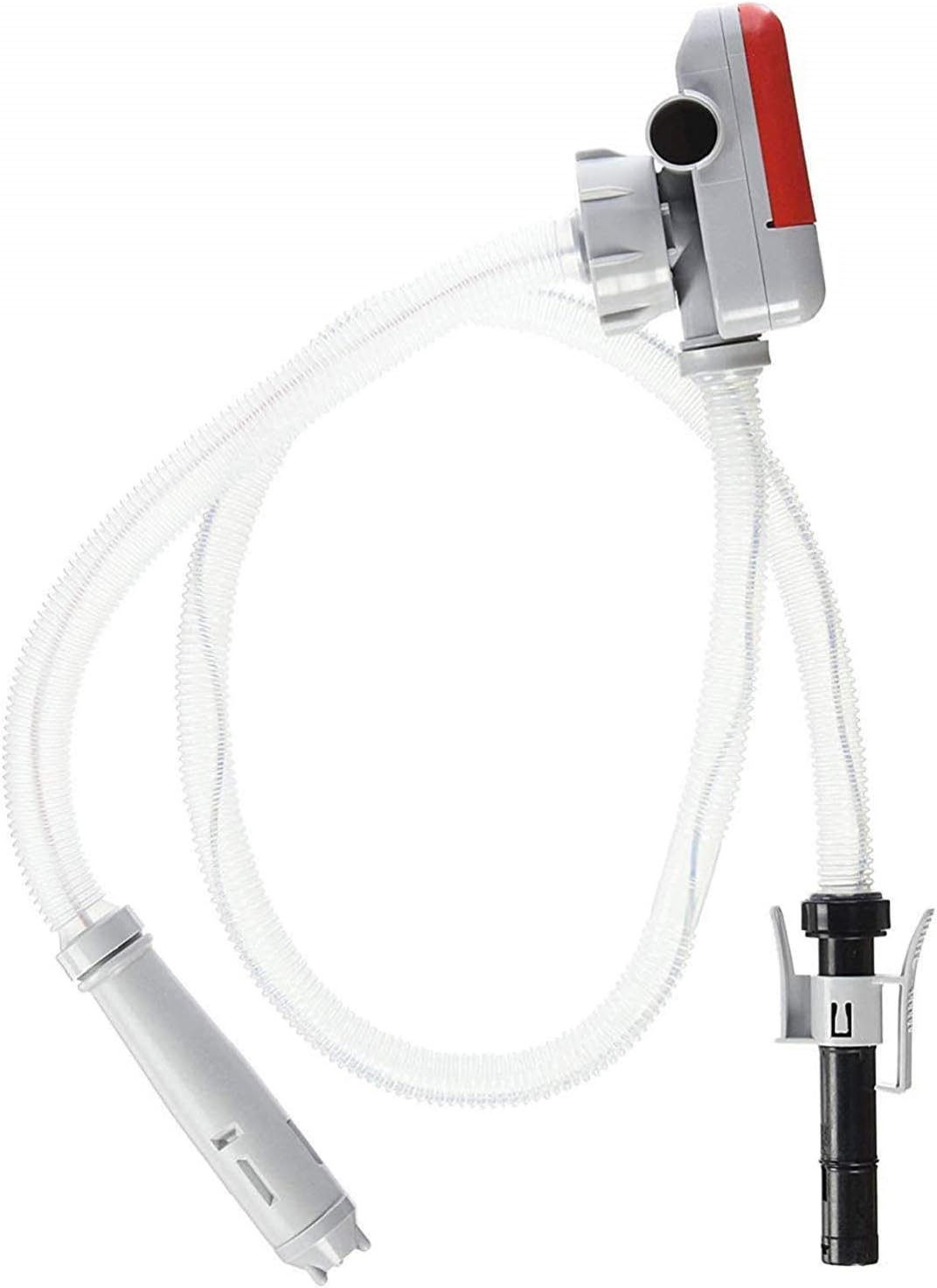 4-AA Battery Powered Fuel Transfer Pump with Flexible Intake Hose and No-Spill Auto-Stop Nozzle, Pack of 2 N2180