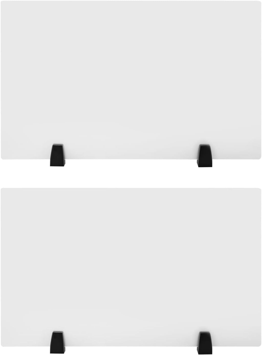 2 Pack Acrylic Desk Privacy Panel W617849