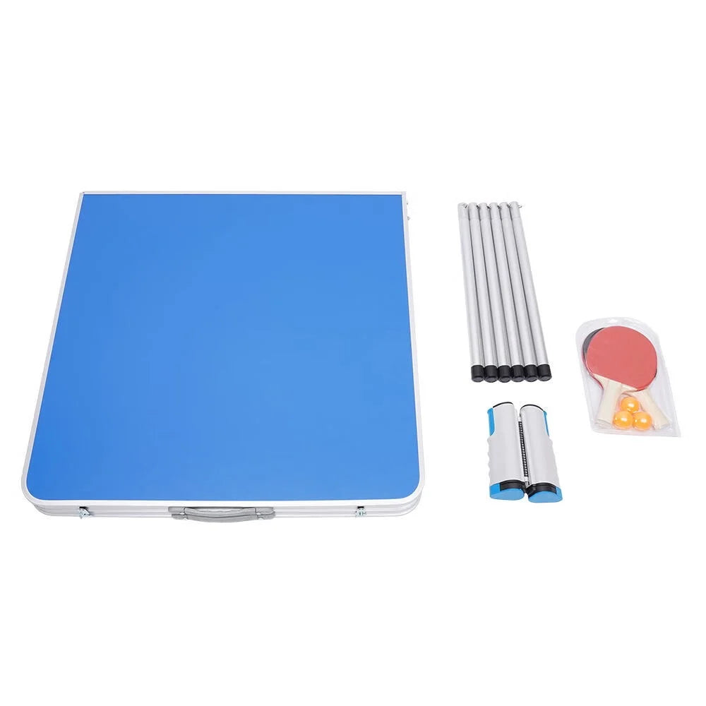 Foldable Ping Pong Table with 2 Paddles and 3 Balls K460033