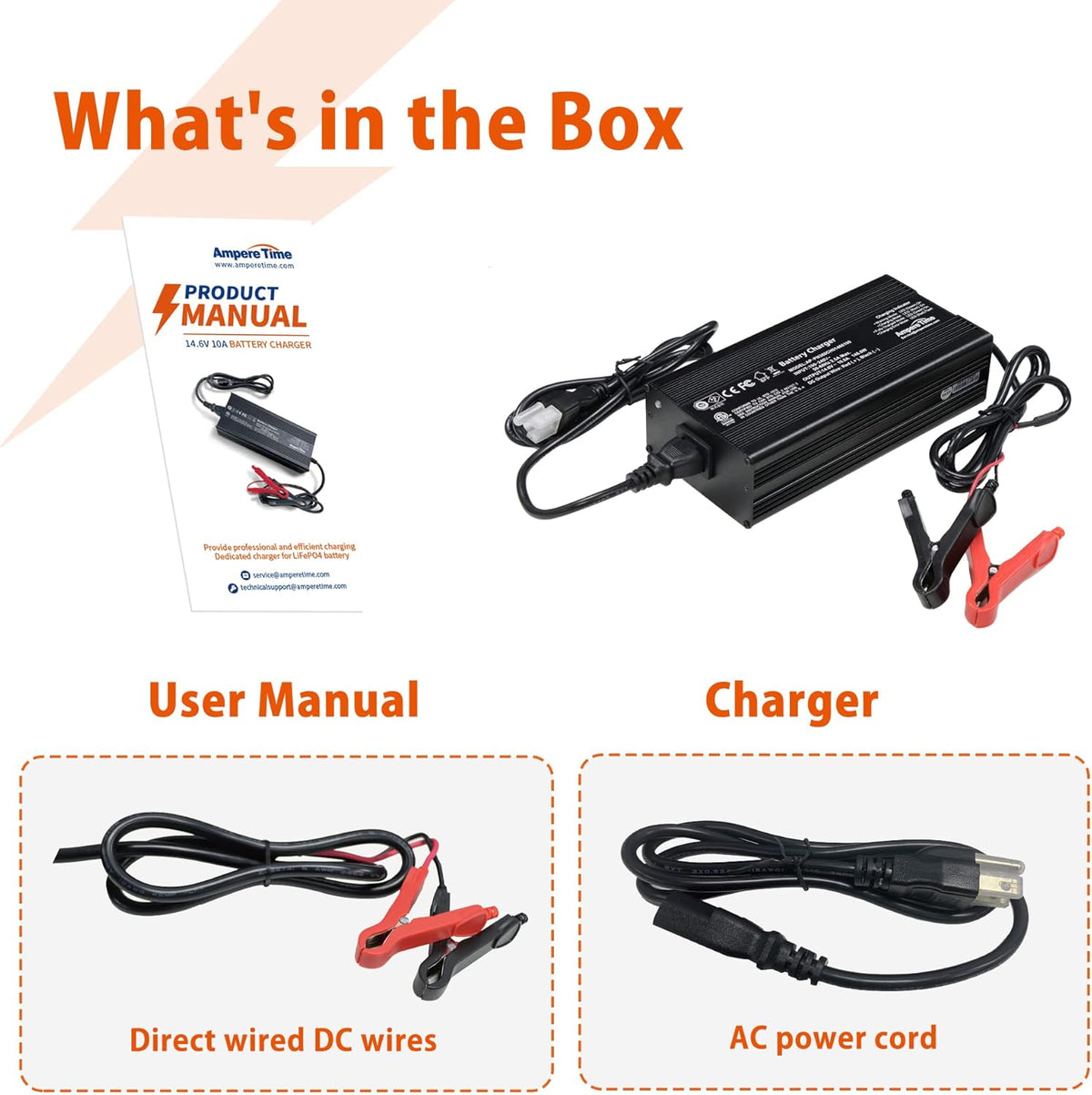 14.6V Lithium Iron Phosphate Battery Charger with 10A Output Current D1883