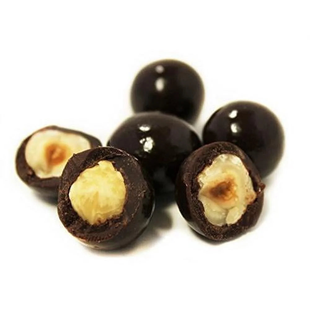Dark Chocolate Covered Hazelnuts 2 Lbs M607070