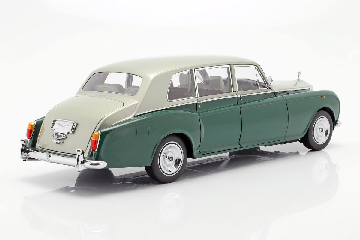 1/18 Scale Rolls Royce Phantom VI Green Silver Y143408