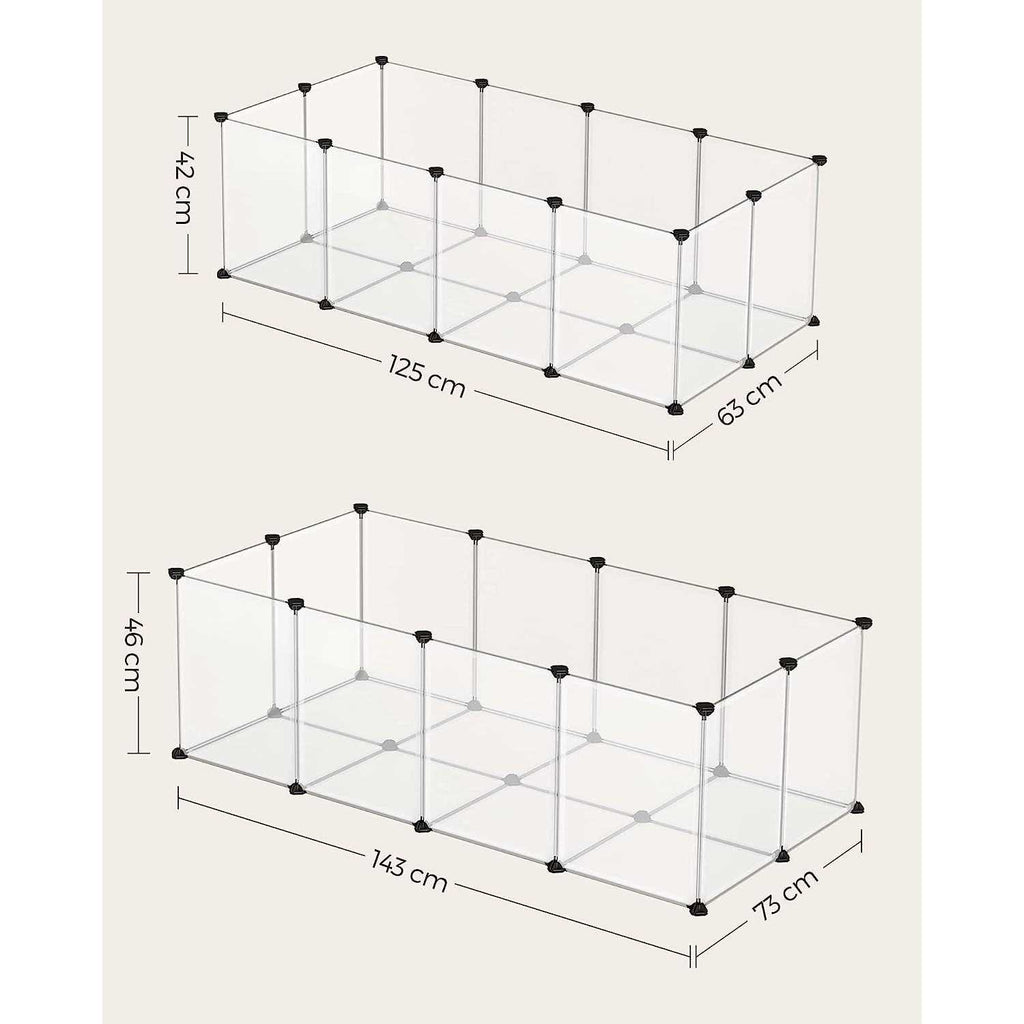 Plastic Pet Playpen with Floor O4221