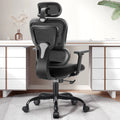 Black Ergonomic Office Chair with Lumbar Support S213112