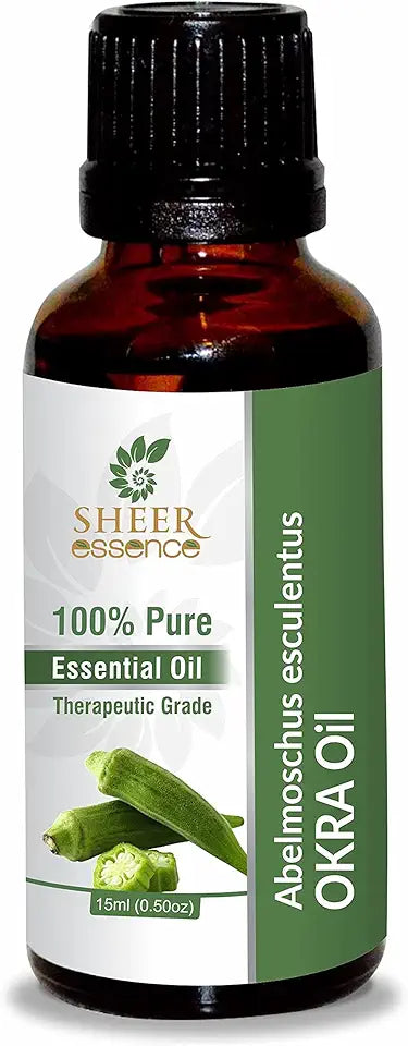 Okra Oil Essential Oil 100% Pure Natural Undiluted 8.45 Fl.OZ Q490
