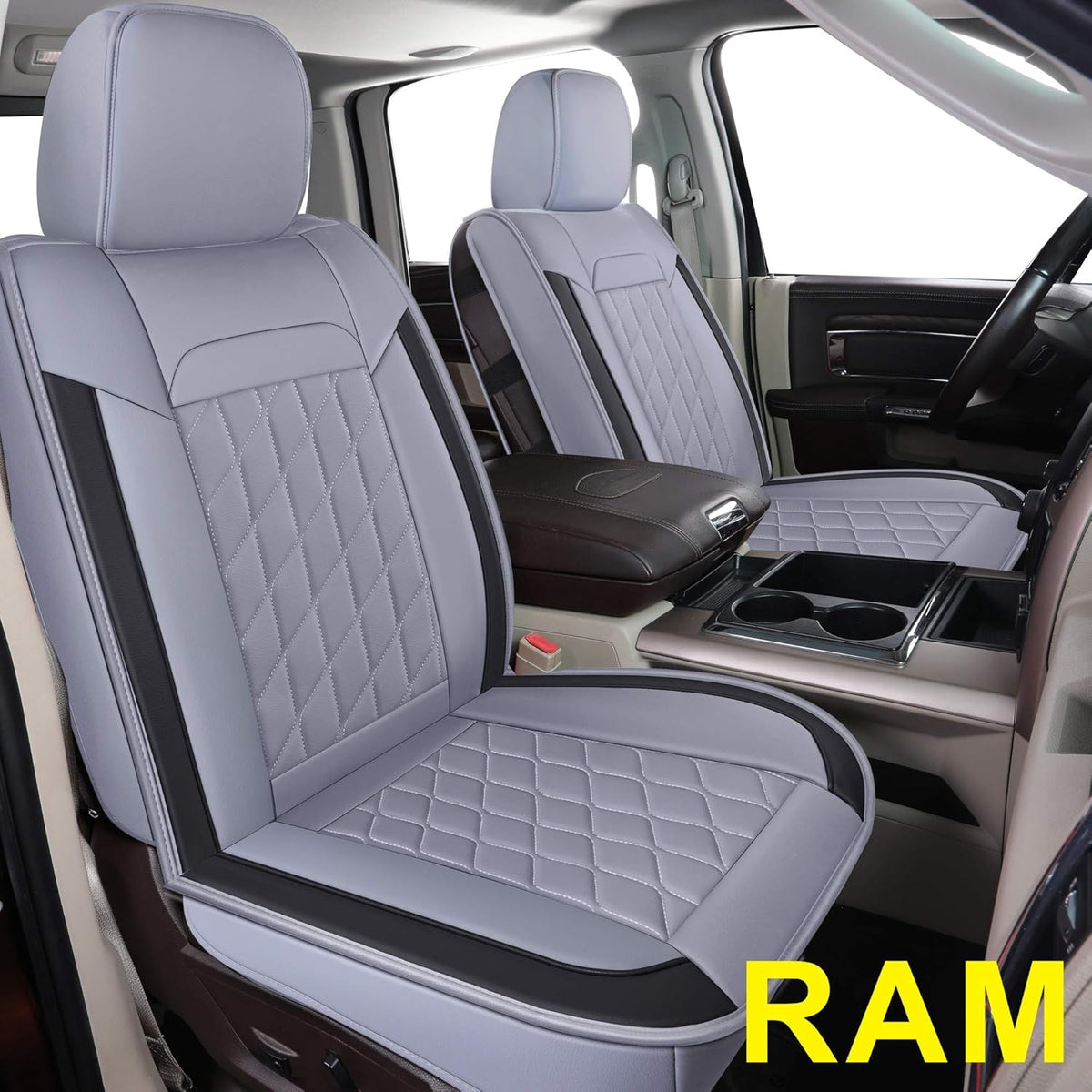 Ram Seat Covers Full Set with Faux Leather G4169