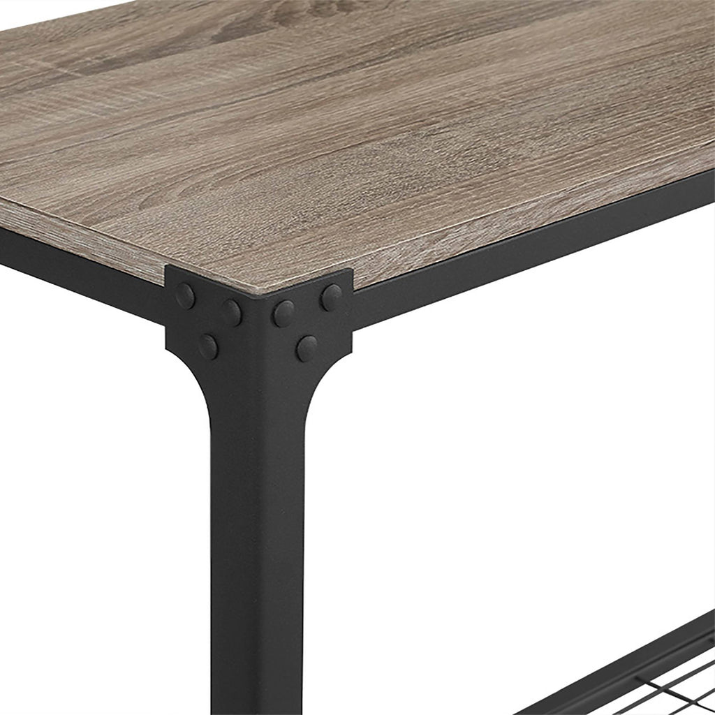 Rustic Wood Sofa Entry Table H162