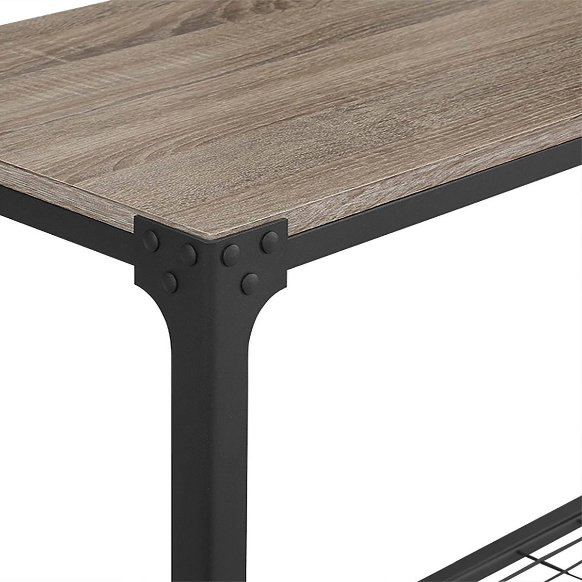 Rustic Wood Sofa Entry Table H162