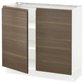 White 2 Door Base Cabinet with Shelves S97611