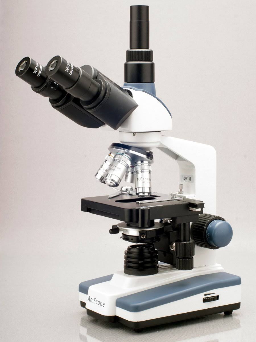 2000X LED Trinocular Compound Microscope with 3D Mechanical Stage and 5MP Camera O750133