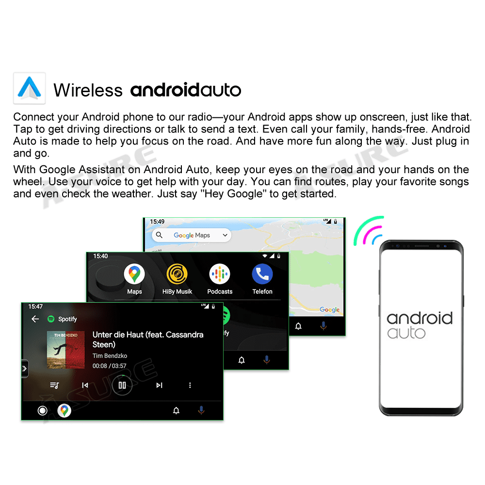 Android 12 Car Stereo Radio with Manual A/C S7537