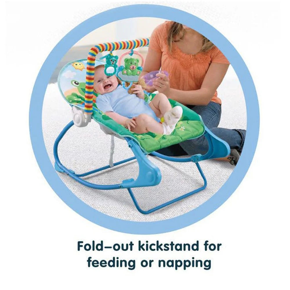 Portable Bouncer Infant Seat Rocking Chair with Hanging Bed Net H4230
