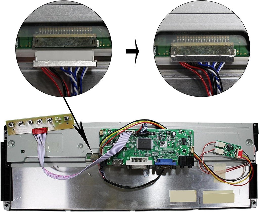 14.9 in 1280X390 LCD Screen with LCD Controller Board A64996