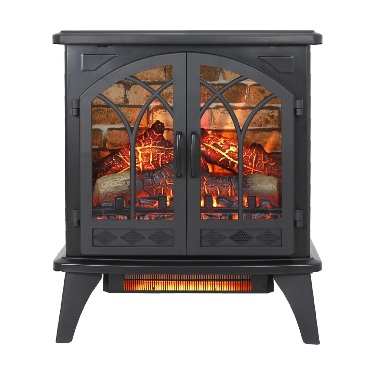 24 Inch 3D Infrared Electric Stove with Remote Control E383