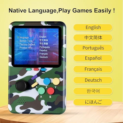 Electronic Handheld Games Device, 3D Video Game Emulator, 64GB TF Card, 3.0" HD Screen J7506