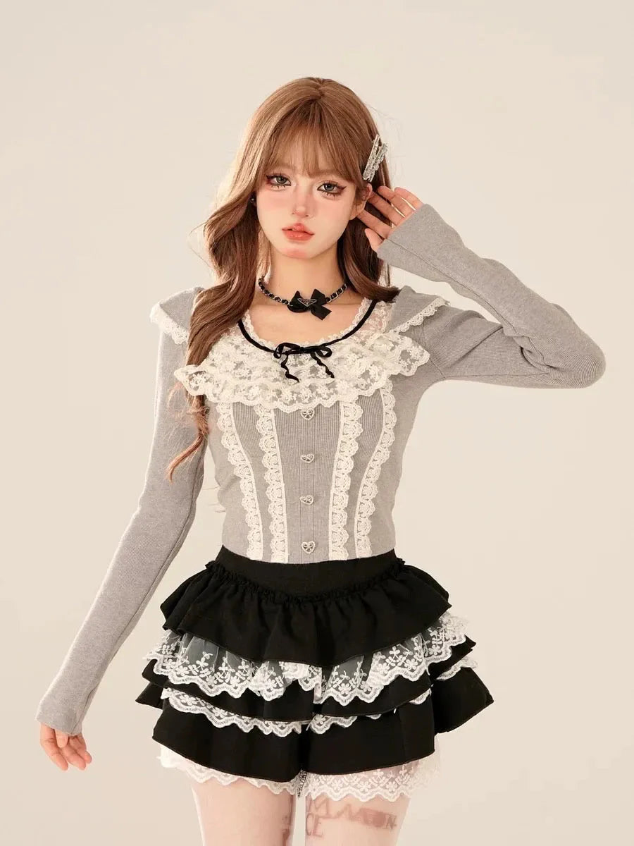 Black & White Skort O569473