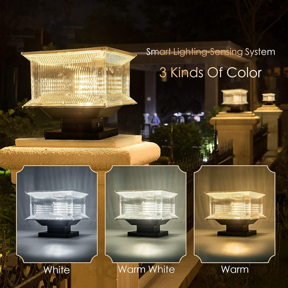 Solar Post Cap Lights 2 Pack N5598