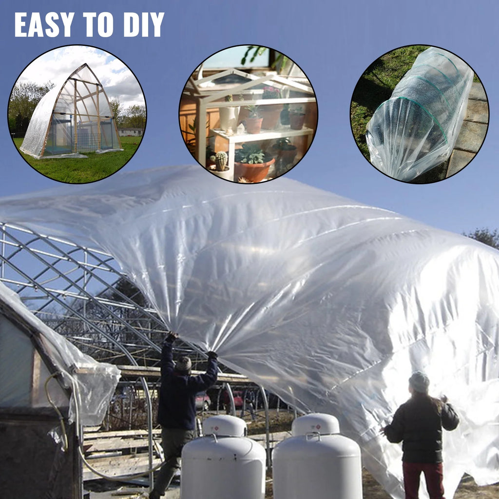 12x28 ft 6 Mil Polyethylene Greenhouse Film N679