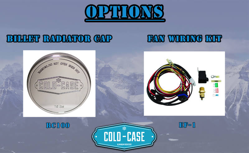 68-72 A-Body Radiator with Dual 12in Fan Kit B6906