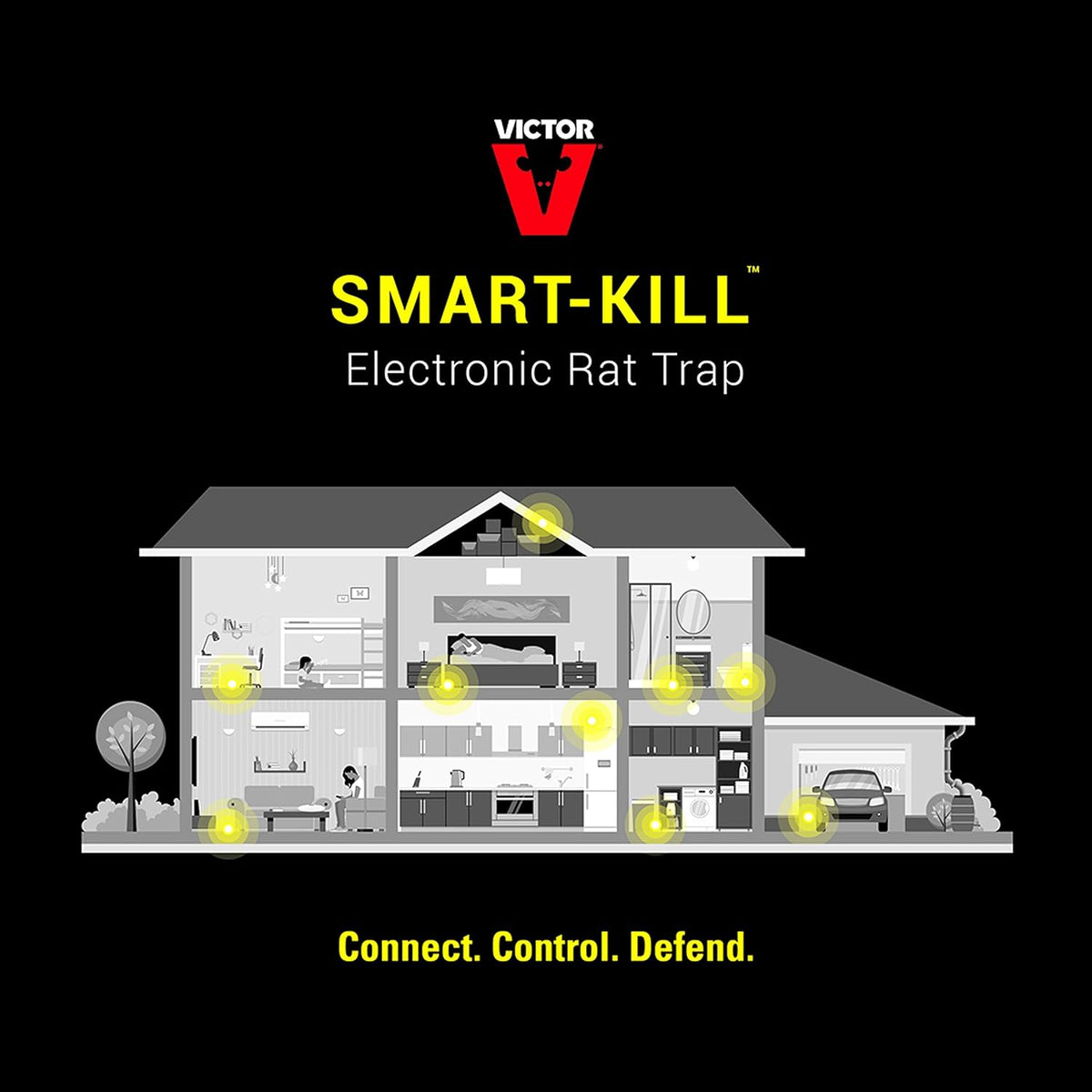 Smart-Kill Electronic Rat Trap K20858