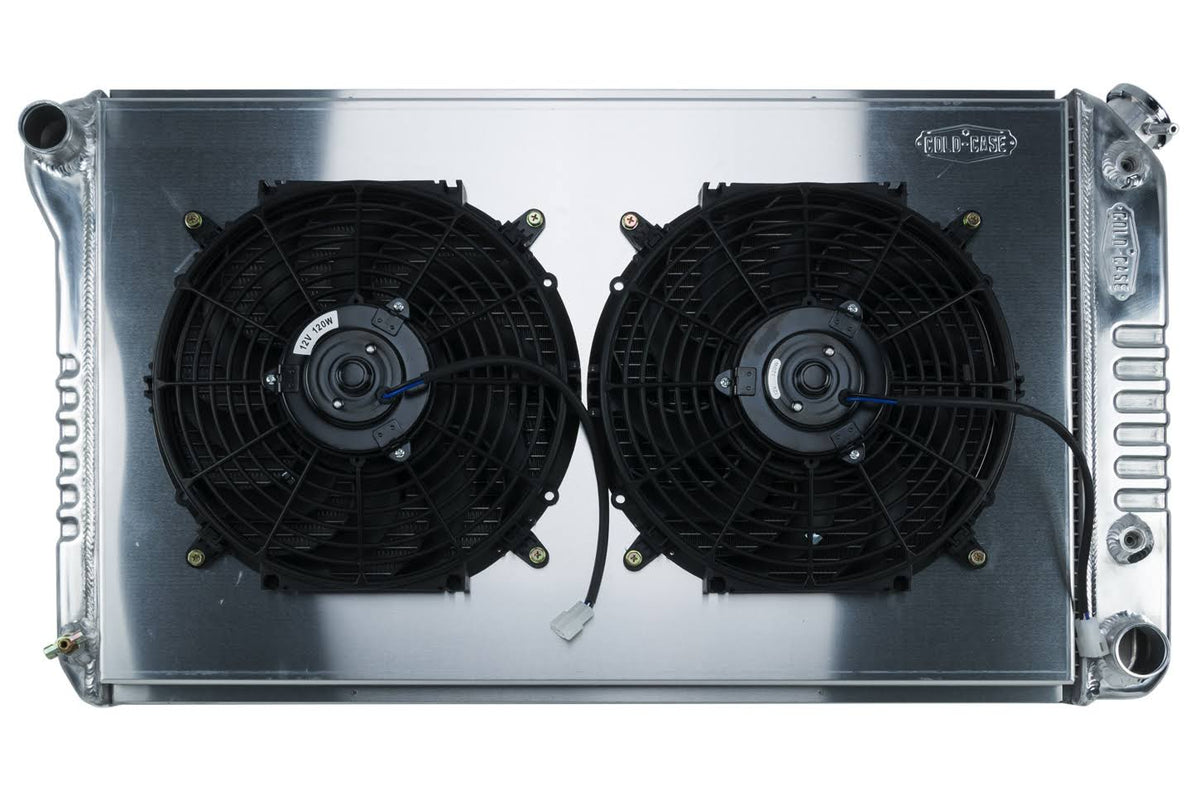 68-72 A-Body Radiator with Dual 12in Fan Kit B6906