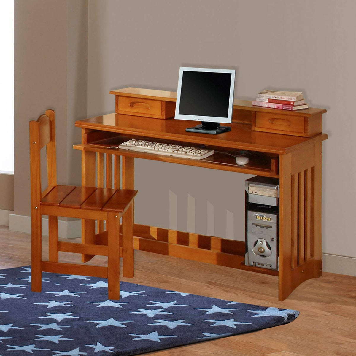 Student Desk with Hutch O48792