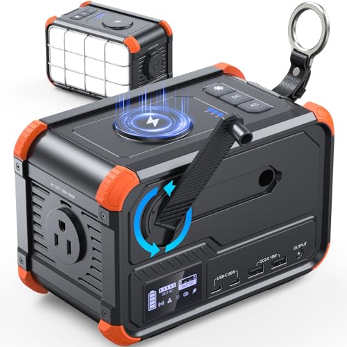 Portable Power Station 153Wh 120V 150W AC Outlet Lithium Battery Power Bank G2100