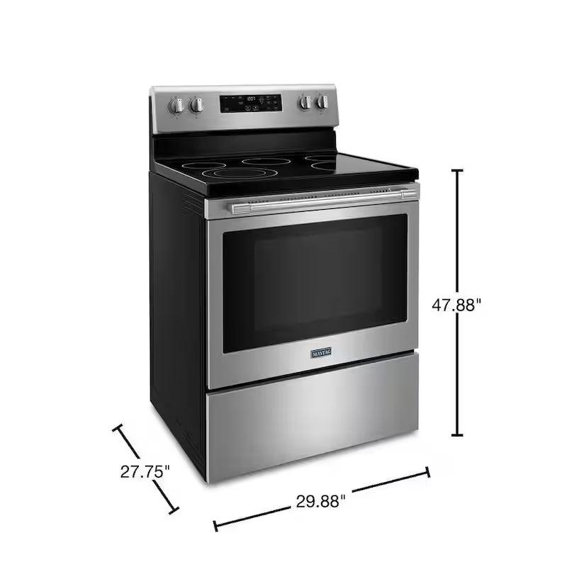 5.3 cu.ft. Single Oven Electric Range in Stainless Steel A812373