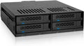 4 Bay 2.5 SAS/SATA HDD & SSD Hot Swap Cage for External 5.25 Bay G583541