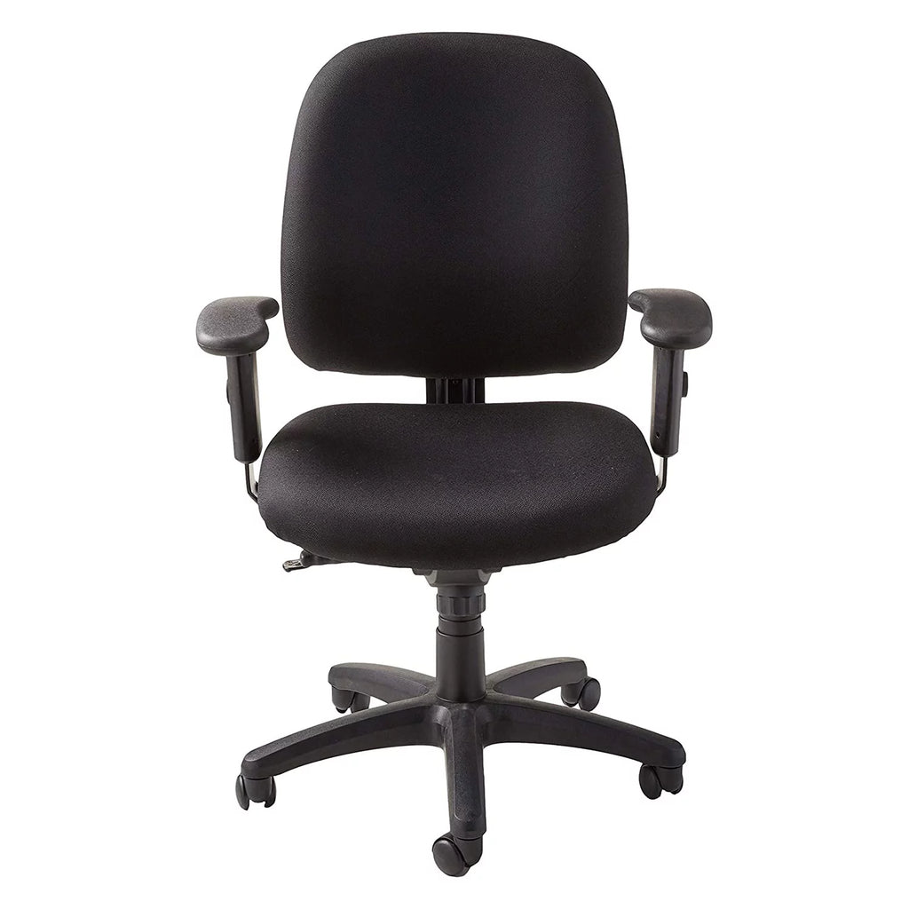 Black Ergonomic Office Desk Chair with Armrests W437