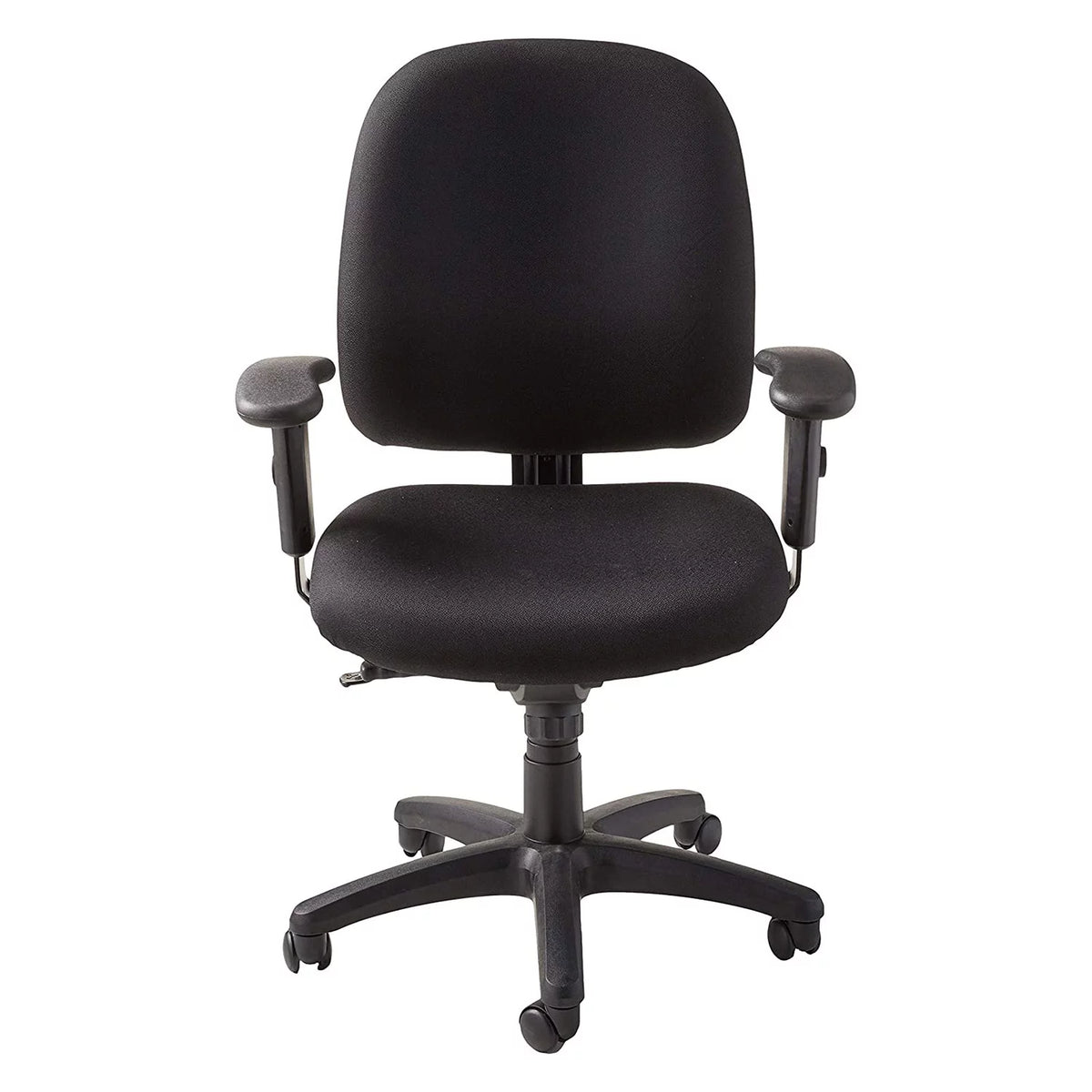 Black Ergonomic Office Desk Chair with Armrests W437