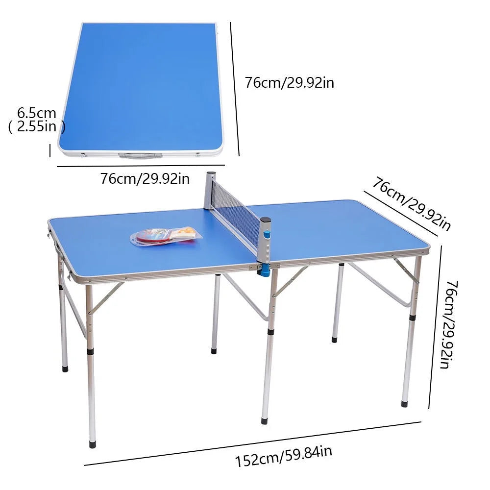 Foldable Ping Pong Table with 2 Paddles and 3 Balls K460033