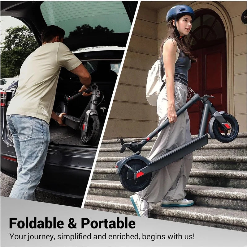 500W Motor 8.5" Solid Tires Folding Electric Scooter T766