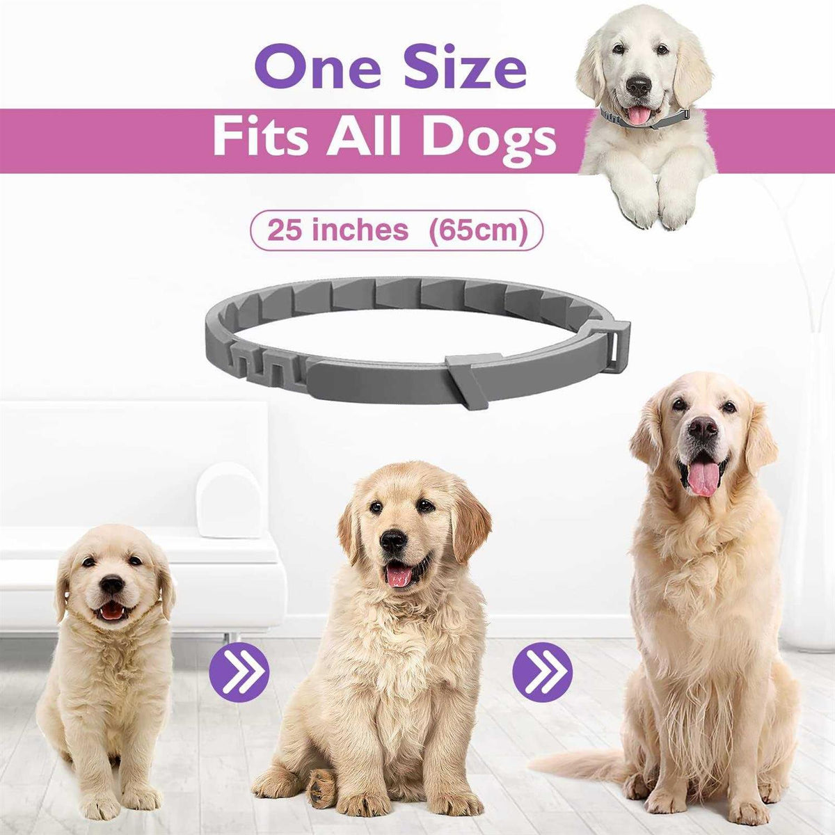 Adjustable Calming Pheromones Collar 3 Packs U184628
