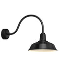 Gloss Black Outdoor Wall Sconce N1315