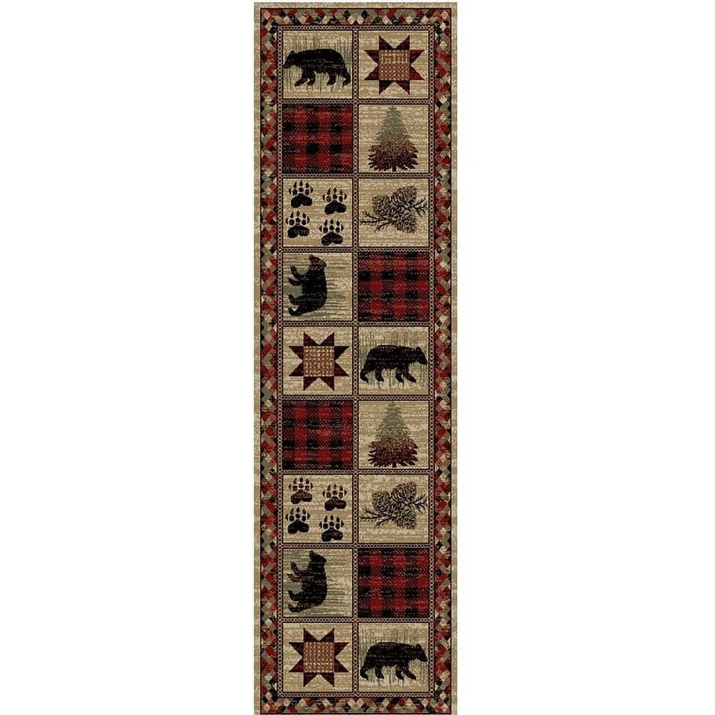 Brown Area Rug H599