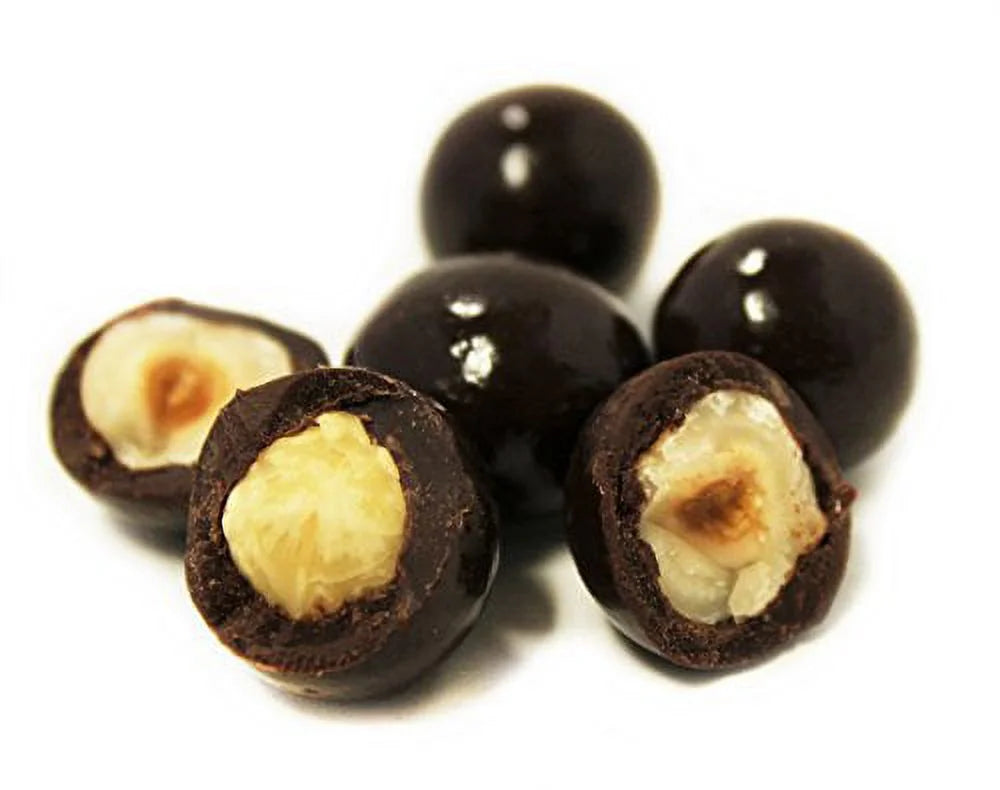 Dark Chocolate Covered Hazelnuts 2 Lbs M607070