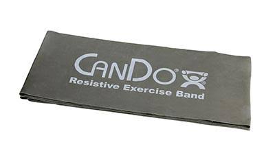 Low Powder Exercise Band - Box of 30, 5& Length - Set of 5 (Yellow - Black) O794642