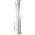 12 inchw x 72 inchh Square Tapered Raised Panel Column with Crown Capital & Crown Base T60779