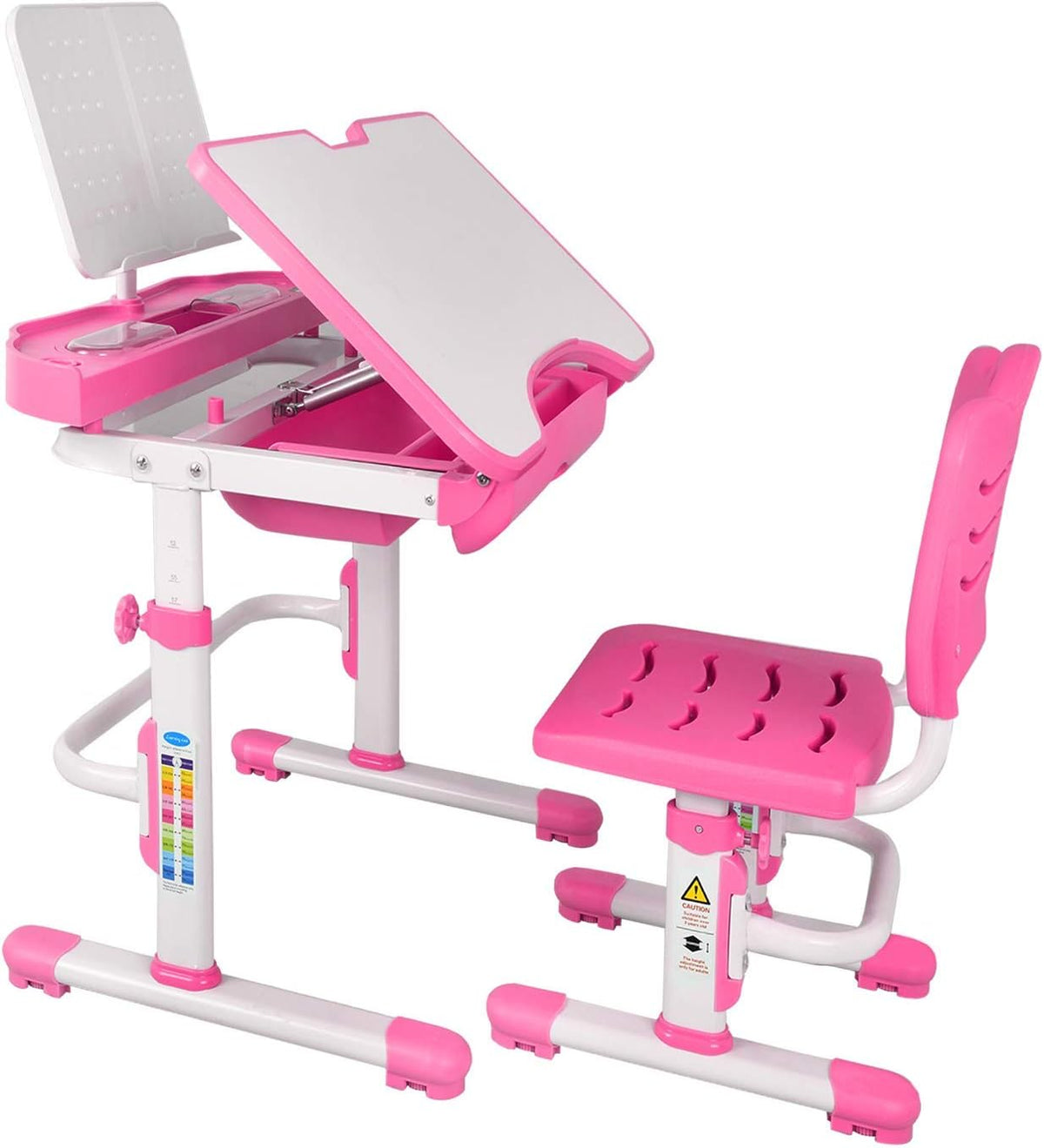 Height Adjustable Kids Desk and Chair Set R150