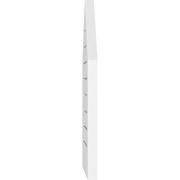 Peaked Top Surface Mount PVC Gable Vent X115