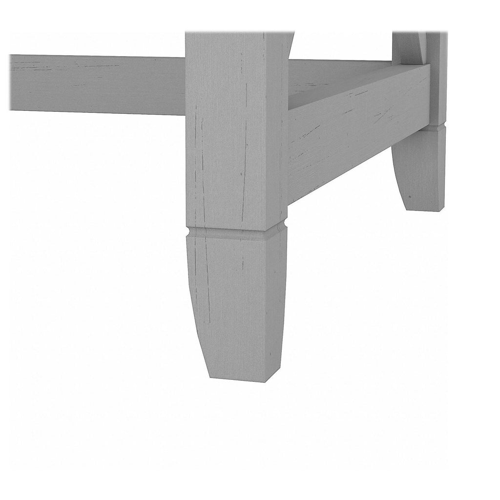 Cape Cod Gray Writing Desk with 2 Drawer File Cabinet B515