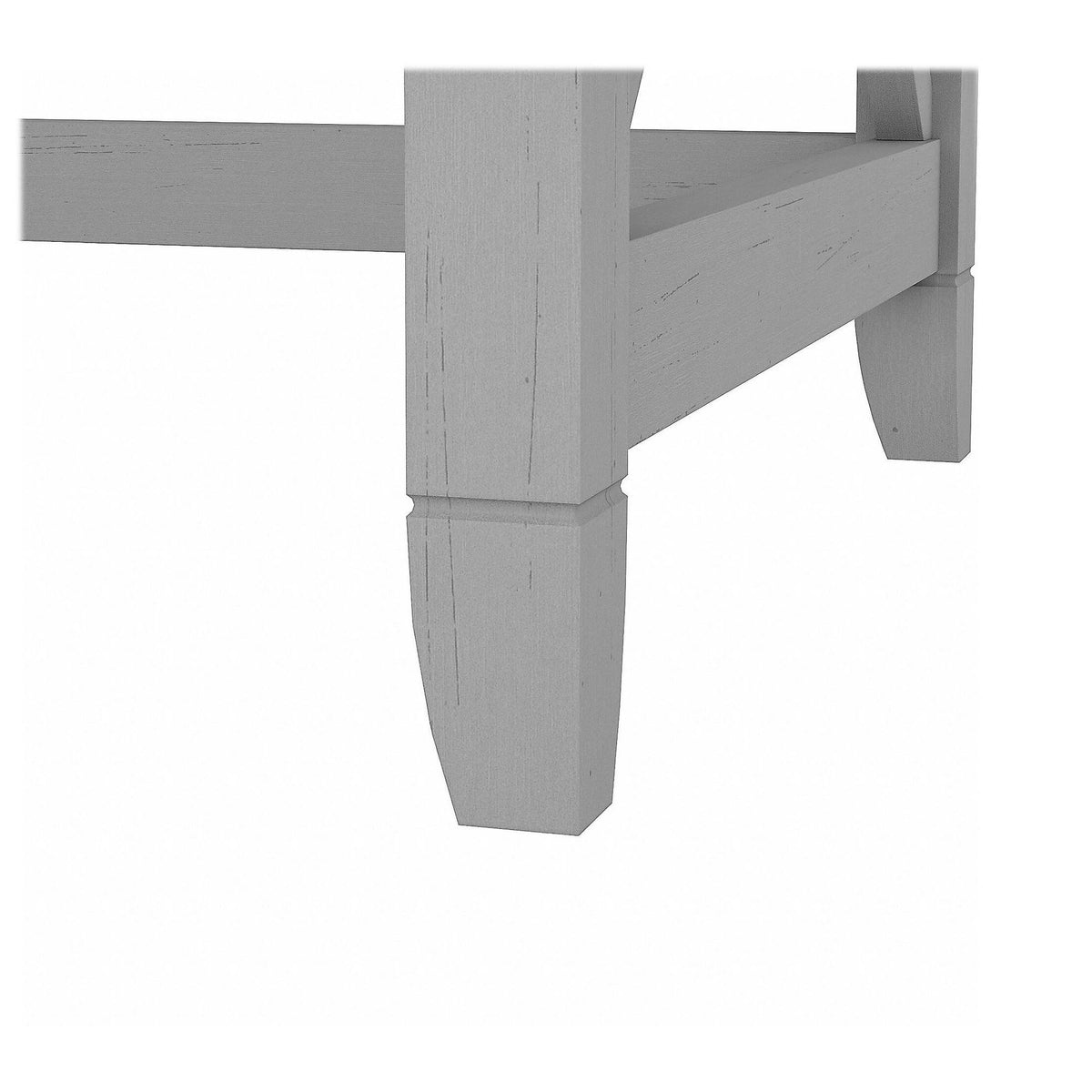 Cape Cod Gray Writing Desk with 2 Drawer File Cabinet B515