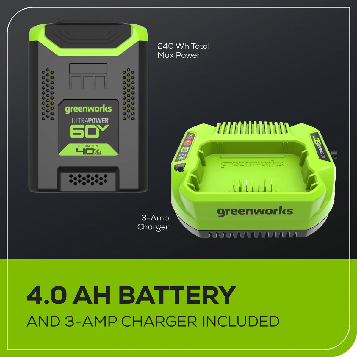 60V 16 String Trimmer with 4.0 Ah Battery & Charger Y243