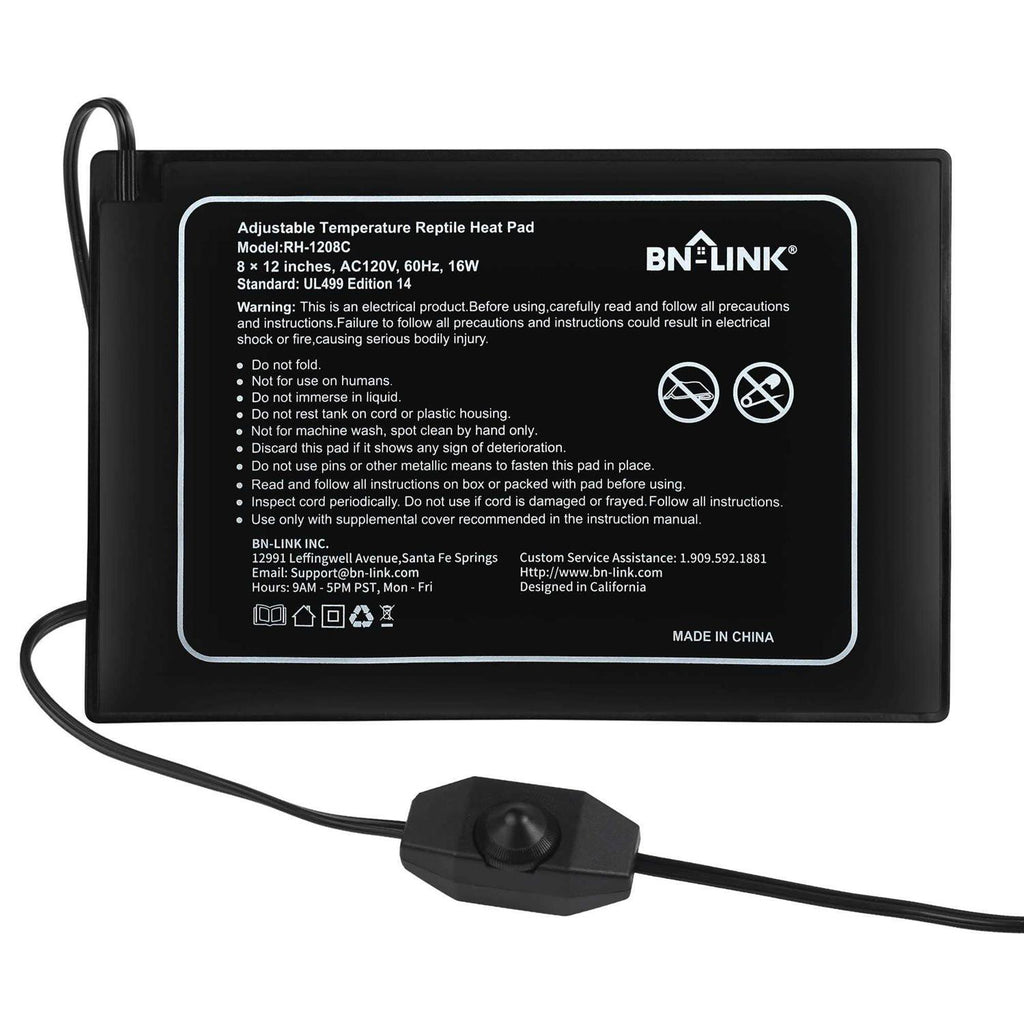Reptile Heating Pad 8 X 12 with Adjust Knob C896